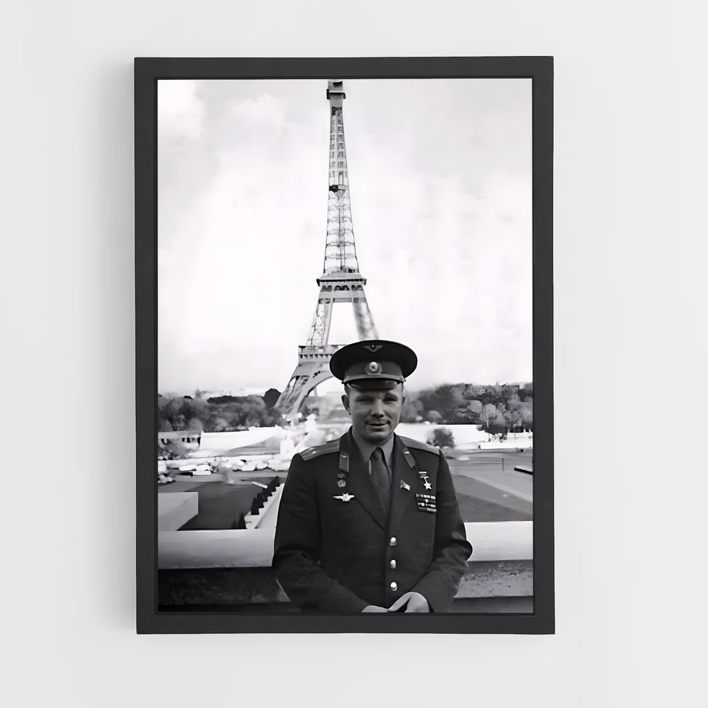 Poster Gagarin à Paris – affiche Astronautes (vue 2)